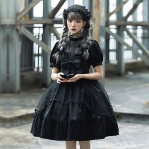 Moon Wishing Gothic Lolita Dress OP (UN18)
